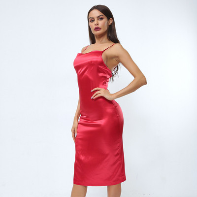 Rochie de dama eleganta cu bretele subtiri in mai multe culori