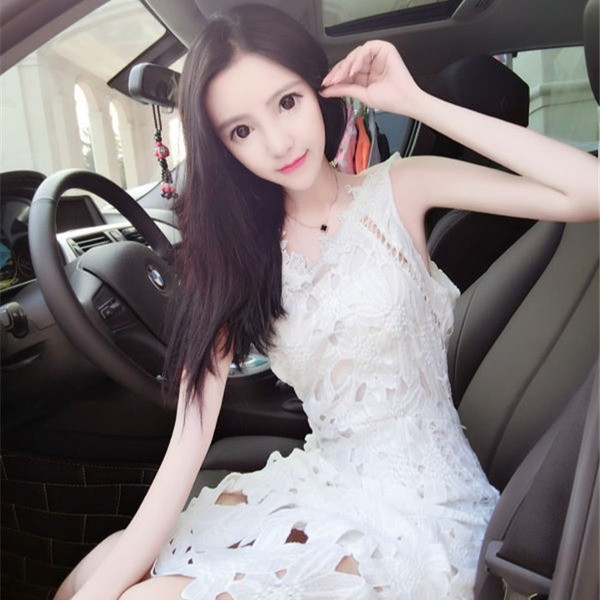 Rochie elegantă de damă în alb, verde și galben