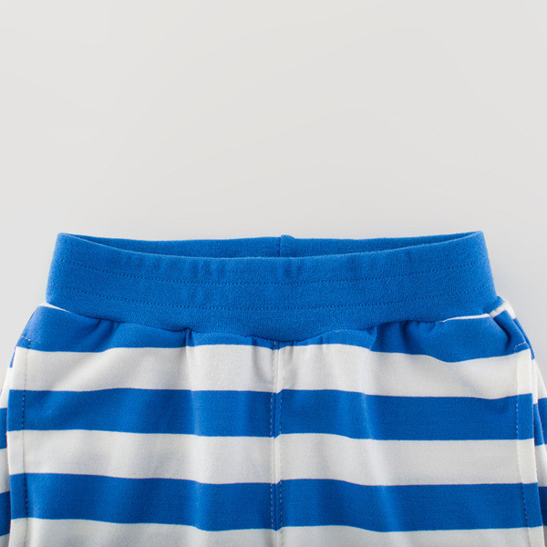 Pantaloni copii in dungi cu buzunare pentru baieti