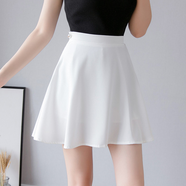 Дамска пола с висока талия в няколко цвята