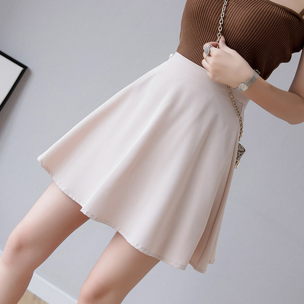 Дамска пола с висока талия в няколко цвята