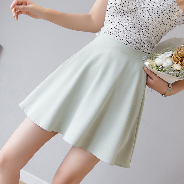 Дамска пола с висока талия в няколко цвята