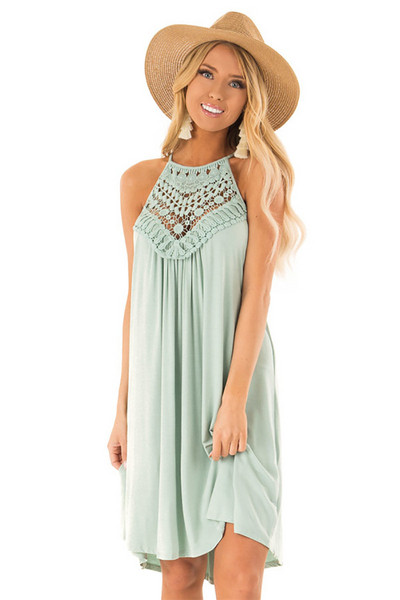 Καθημερινό γυναικέιο φόρεμα με γυμνά ώμους σε τρία χρώματα