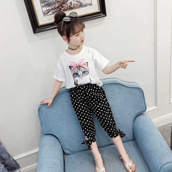 Aktuális gyerek póló lányoknak három színben rátéttel