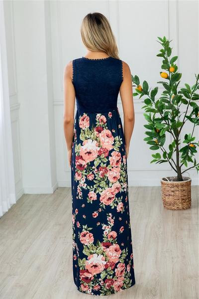 Alkalmi női ruha O-nyakú vastag pántokkal, két színben