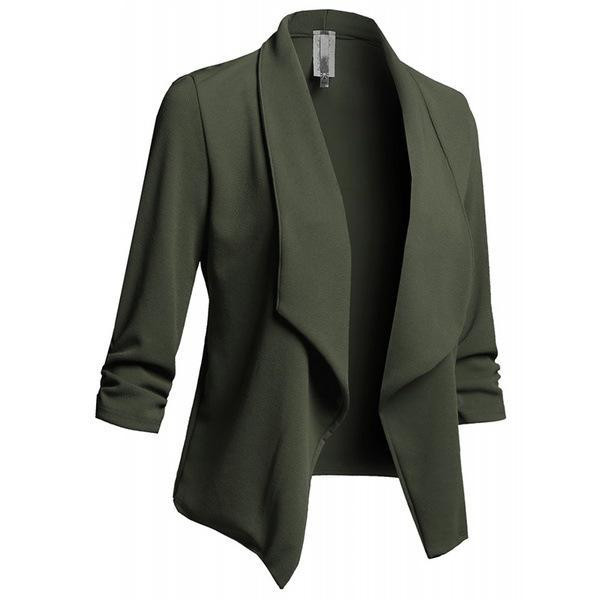 Geaca de dama eleganta cu maneci 3/4 in mai multe culori