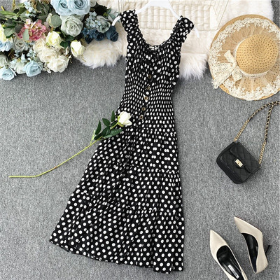 Μοντέρνο γυναικείο φόρεμα με κουμπιά σε διάφορα χρώματα