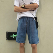 Divatos férfi farmer rövidnadrág világos és sötét színekben