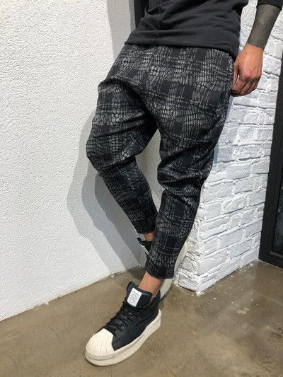 Aktuális férfi kockás nadrág több színben