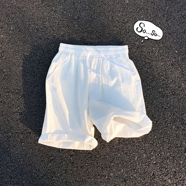 Férfi rövidnadrág elasztikus derékkal, több színben