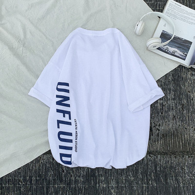 Férfi póló széles modell több színben felirattal