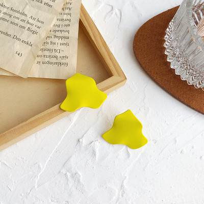 Alkalmi női fülbevaló kék és sárga színben