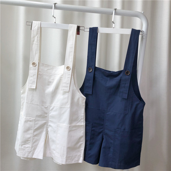 Alkalmi női overall, kék és fehér színben