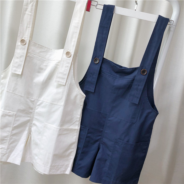 Alkalmi női overall, kék és fehér színben