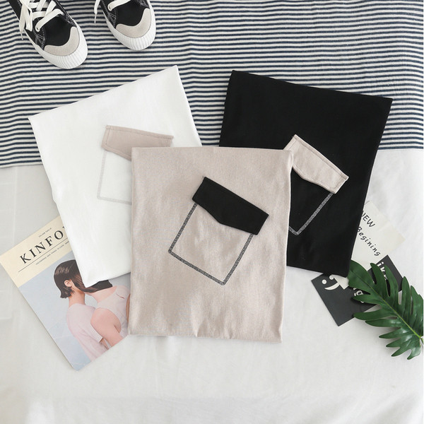 Мъжка тениска с качулка и джоб в няколко цвята