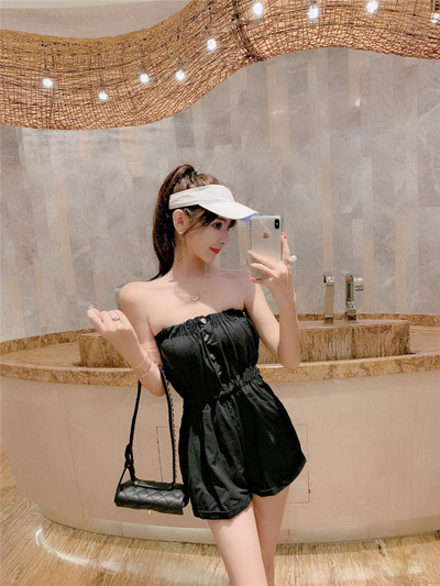 Γυναικεία σαλοπέτα σε πράσινο, μαύρο και πορτοκαλί χρώμα