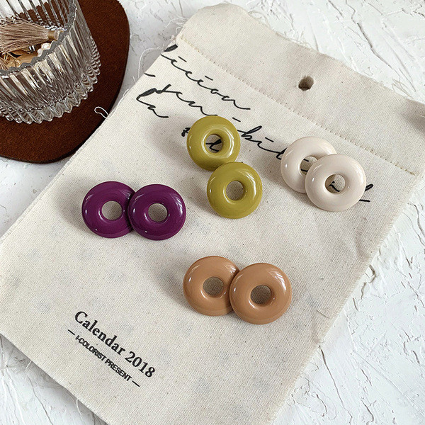 Alkalmi női fülbevaló négy színben