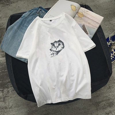 Modern férfi póló széles modell több színben rátéttel