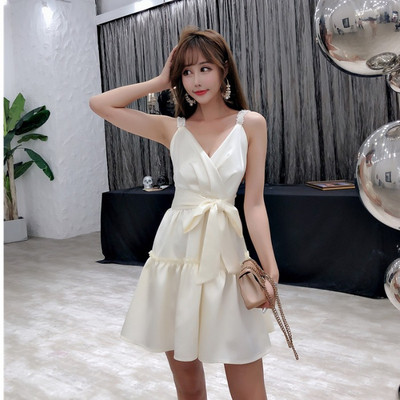 NOU Rochie elegantă de damă cu decolteu în V în mai multe culori