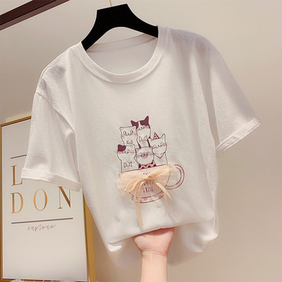 Modern női blúz rátéttel és tüllel több színben