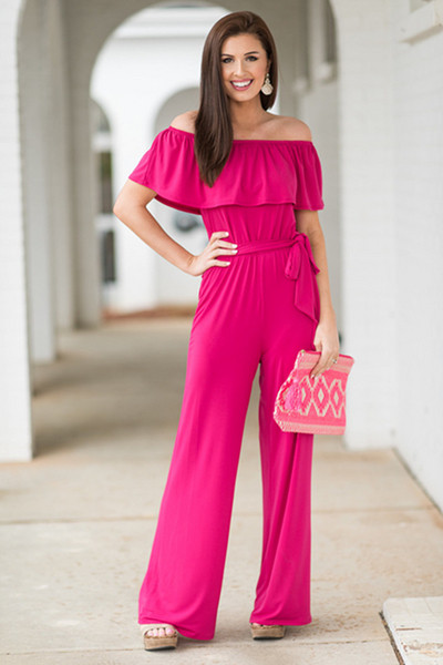 Καθημερινή γυναικεία σαλοπέτα σε μαύρο και ροζ χρώμα