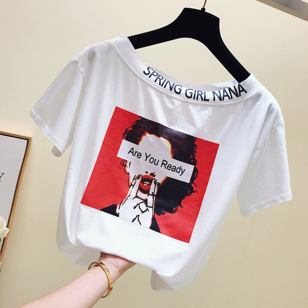 Καθημερινή γυναικεία μπλούζα με εφαρμογή και επιγραφή σε τρία χρώματα