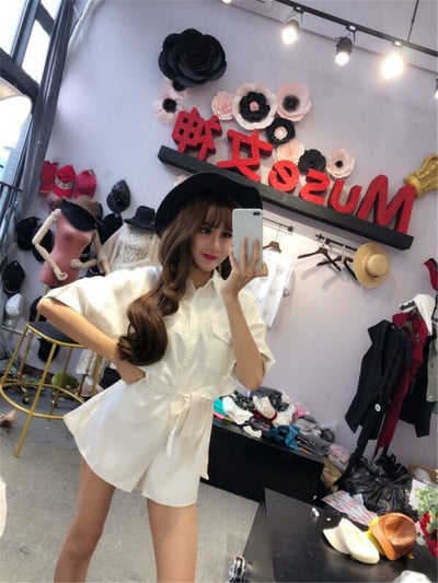 Γυναικεία καθημερινή σαλοπέτα σε μαύρο και άσπρο χρώμα