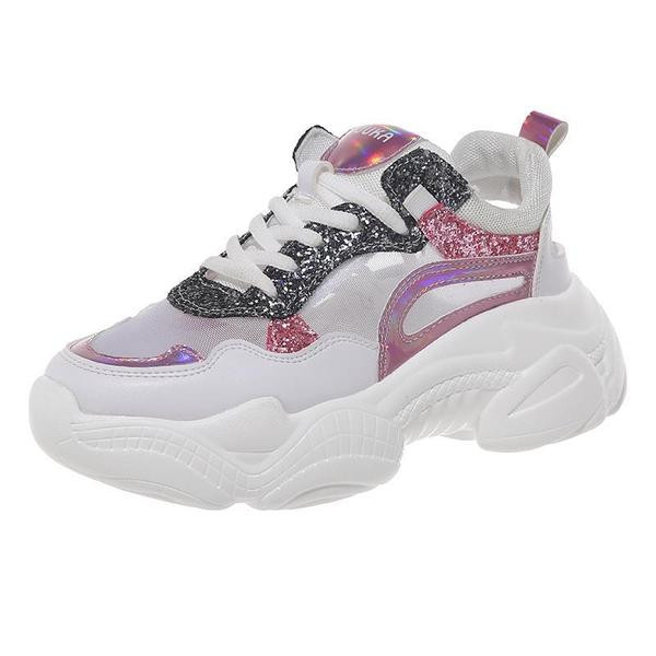 Casual γυναικεία αθληθηκά παπούτσια σε λευκό χρώμα