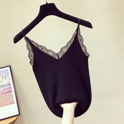 Maieu modern de damă cu dantelă a frecat culorile