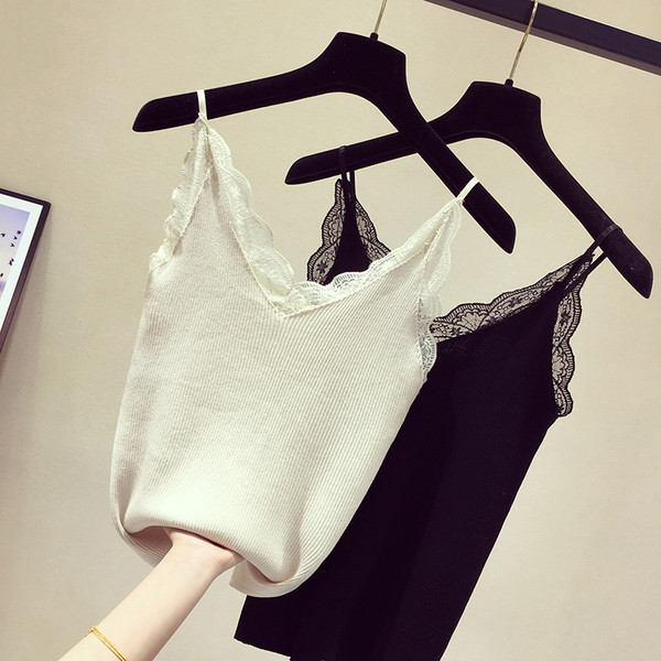 Maieu modern de damă cu dantelă a frecat culorile