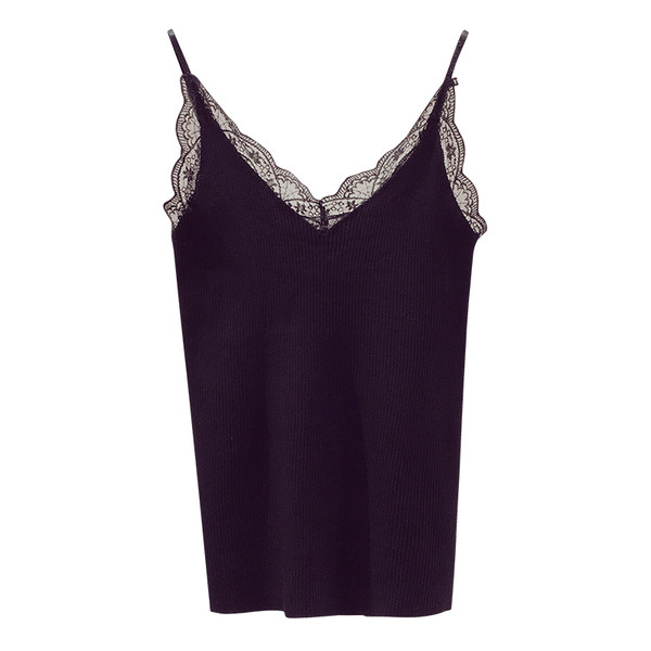 Maieu modern de damă cu dantelă a frecat culorile