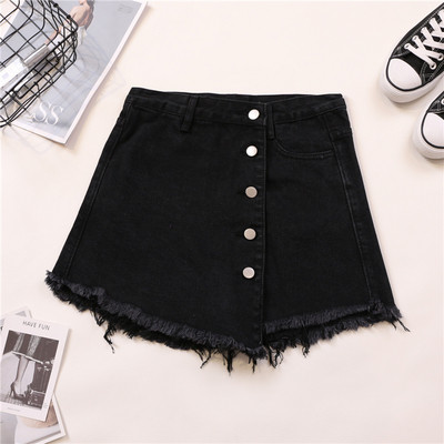 Σύγχρονη γυναικεία φούστα σε μπλε και μαύρο χρώμα