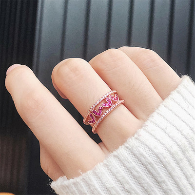 Дамски модерен пръстен в два цвята