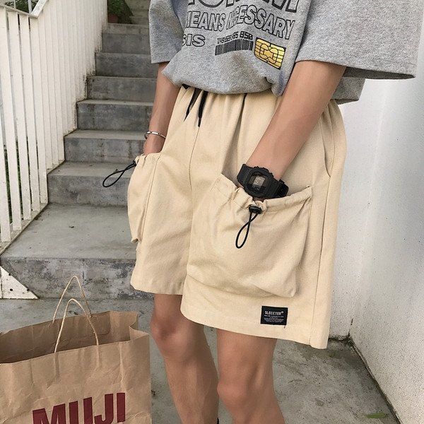 Pantaloni scurți pentru bărbați model nou cu buzunare mari în mai multe culori