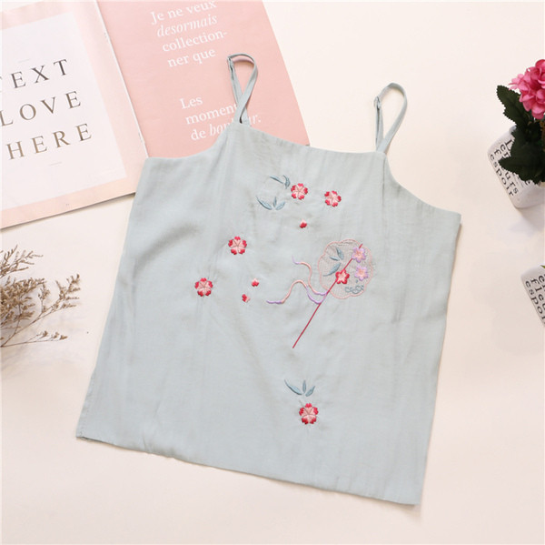 Maieu modern de dama cu broderie in mai multe culori