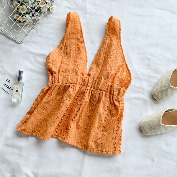 Maieu modern de damă cu decolteu în V în mai multe culori