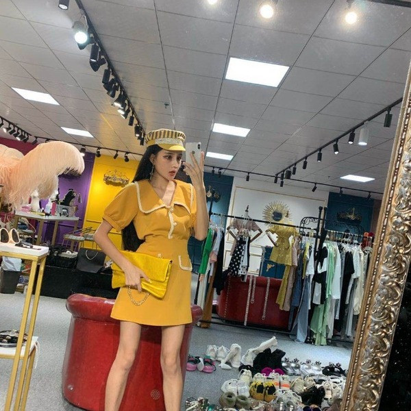 Set fusta si camasa de dama in doua culori