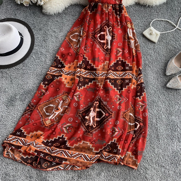 Rochie lunga de dama eleganta cu bretele subtiri