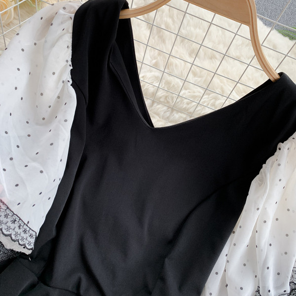 Rochie moderna de dama de culoare neagra