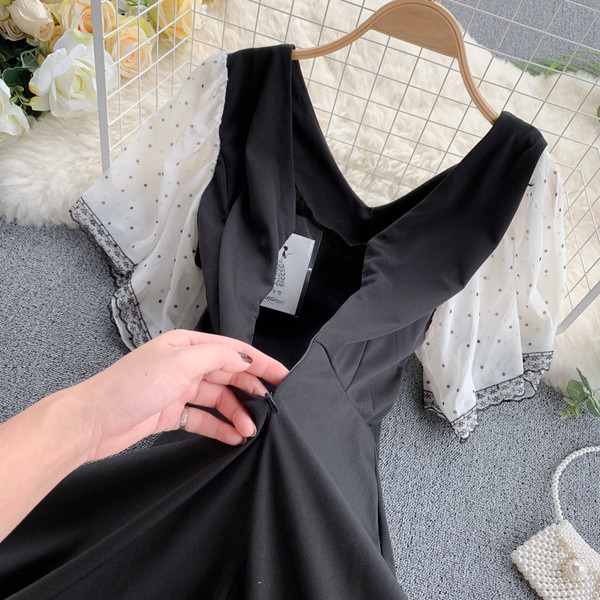 Rochie moderna de dama de culoare neagra