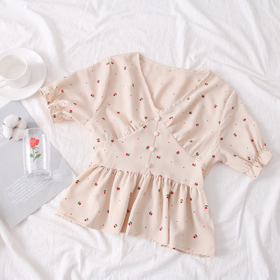 Bluza casual dama in mai multe culori cu decolteu in V