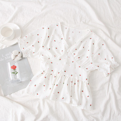 Bluza casual dama in mai multe culori cu decolteu in V