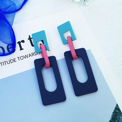 Дълги дамски обеци в четири цвята