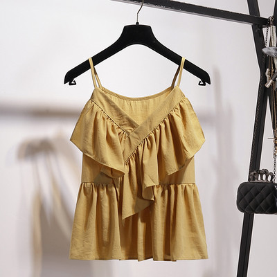 Maiou de zi cu zi pentru damă cu bretele subțiri în trei culori