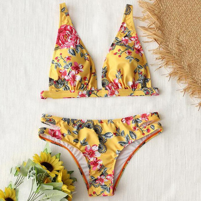 Virágmintás női fürdőruha - két modell