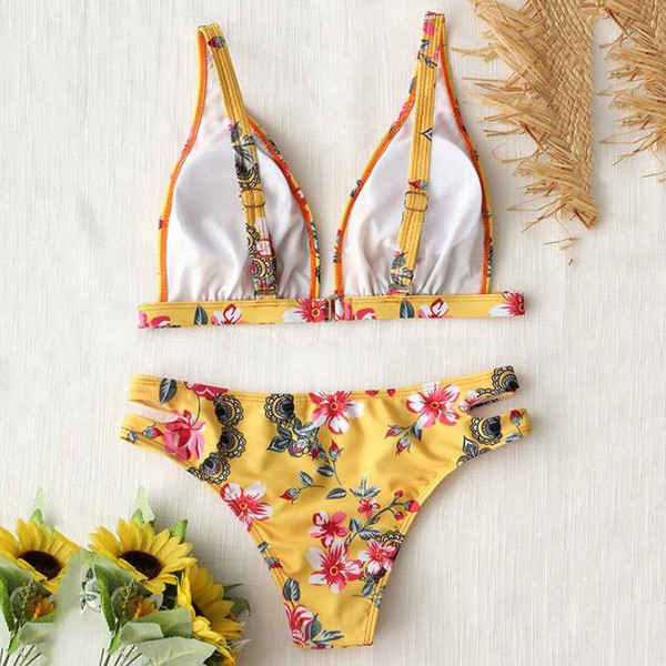 Virágmintás női fürdőruha - két modell