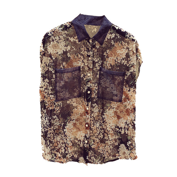 Alkalmi női ing klasszikus gallérral, három színben