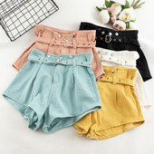 Κομψά γυναικεία σορτς με ψηλή μέση σε διάφορα χρώματα