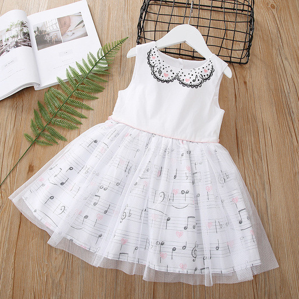 Alkalmi gyerekruha lányoknak fehér színben