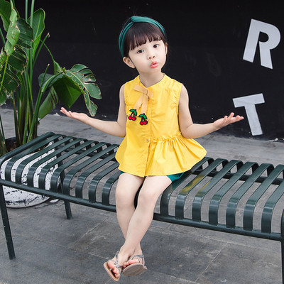 Modern, két részből álló gyerekkészlet - lányoknak